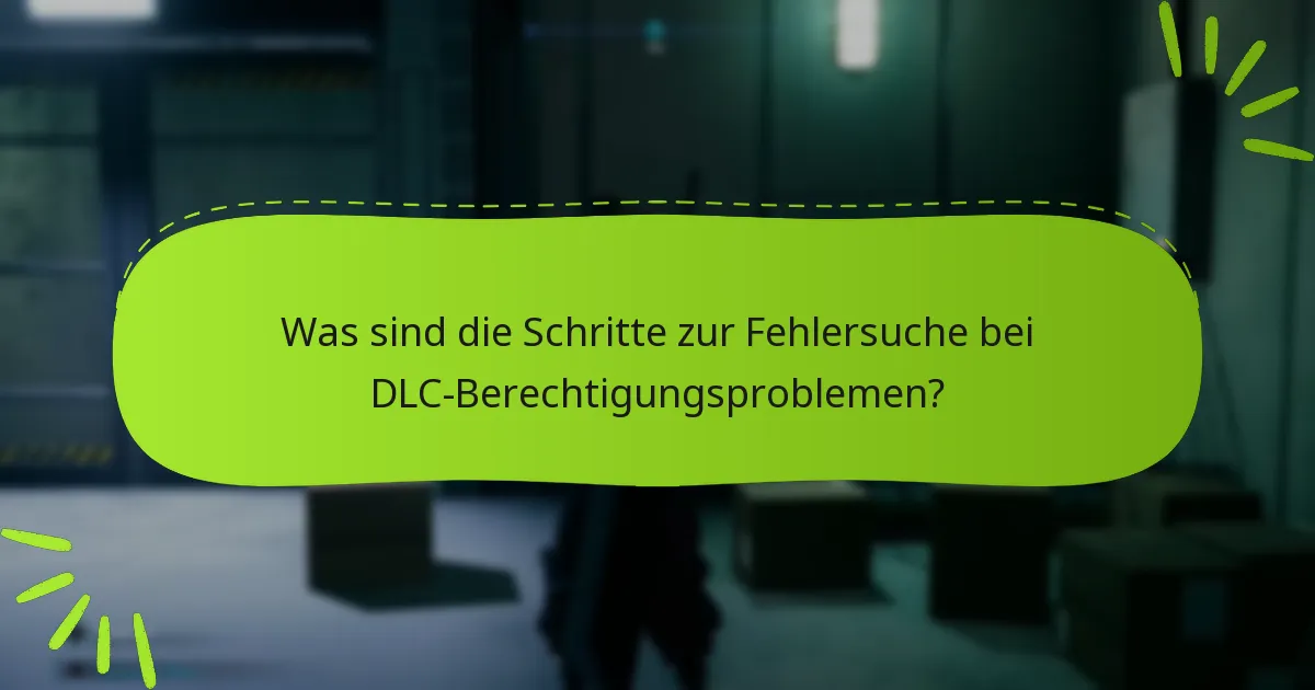 Was sind die Schritte zur Fehlersuche bei DLC-Berechtigungsproblemen?