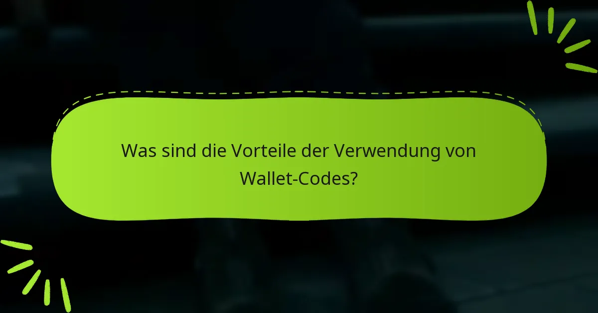 Was soll ich tun, wenn mein Wallet-Code nicht funktioniert?