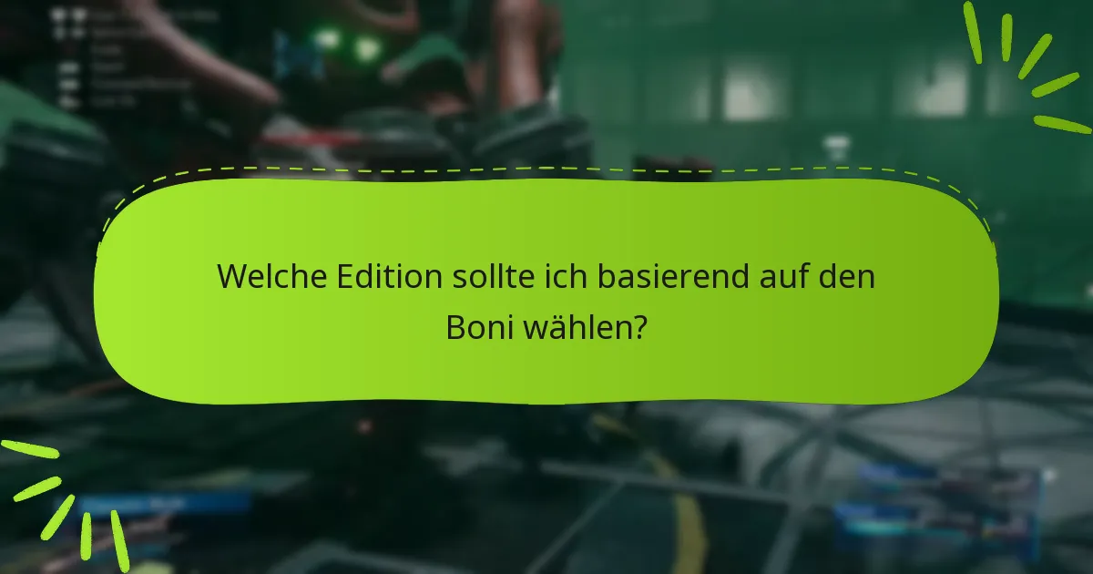 Was sind die Vorbestellerboni für Final Fantasy VII Remake?